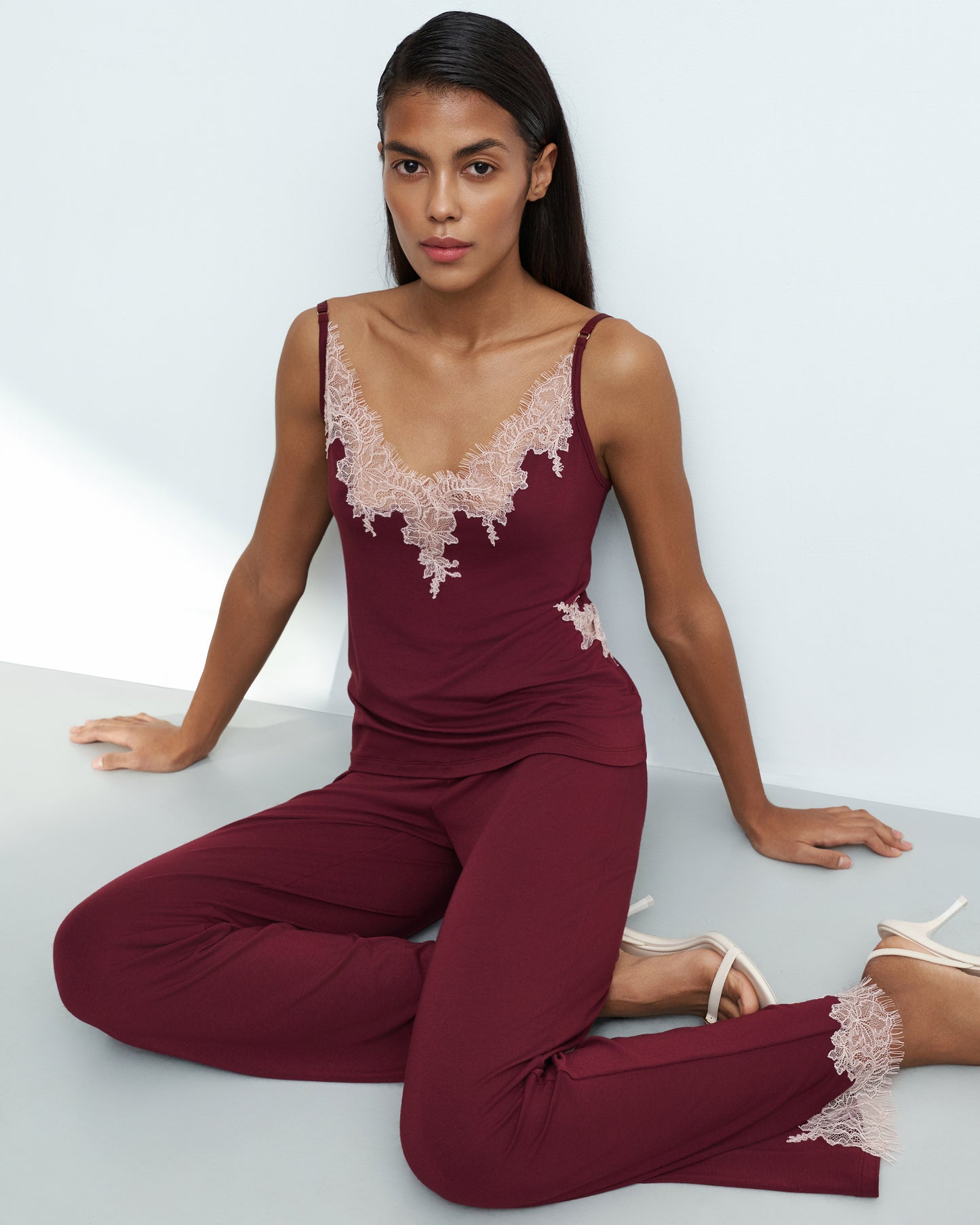 Women's bamboo pajama set 03163/1