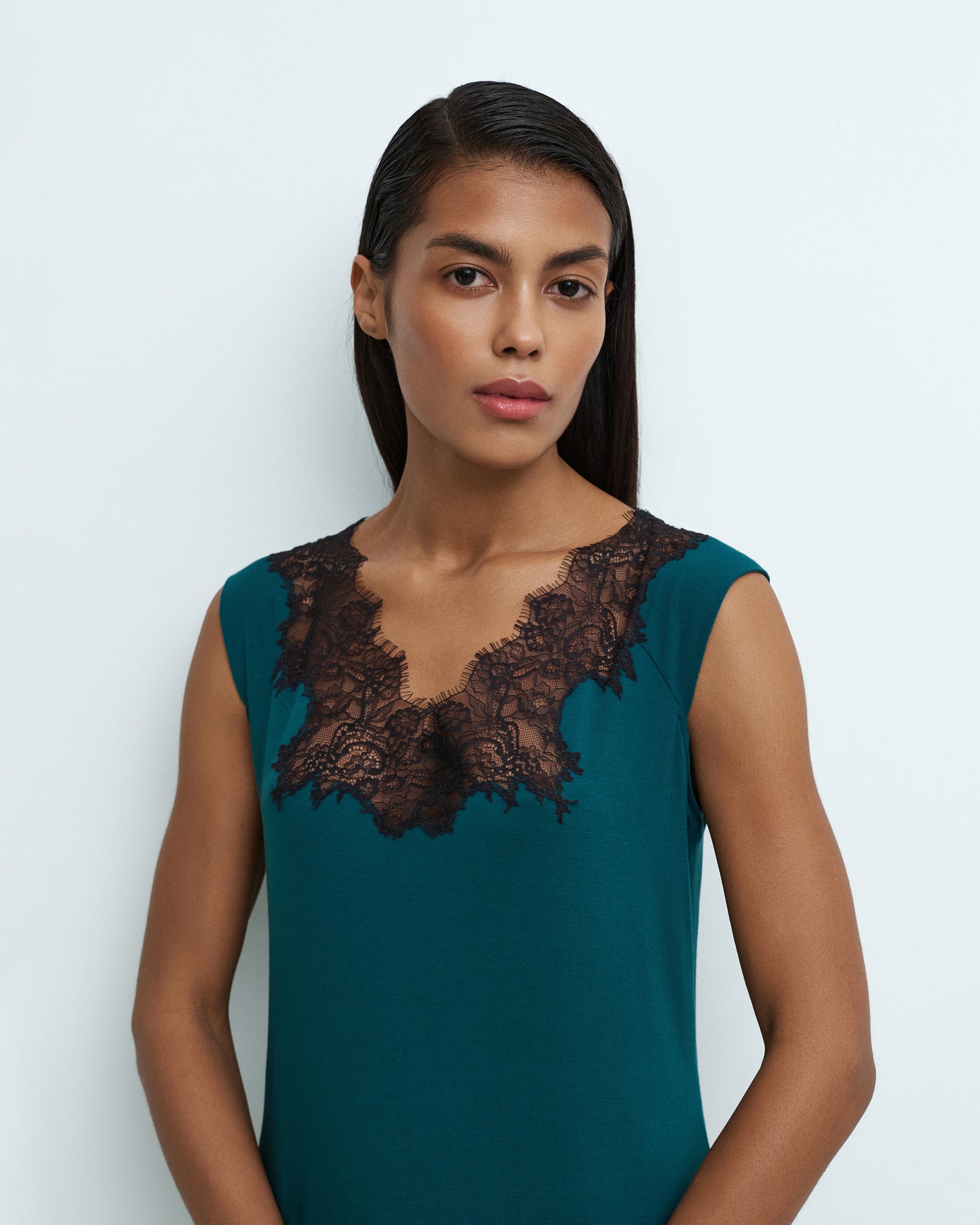 Womens bamboo chemise 03320