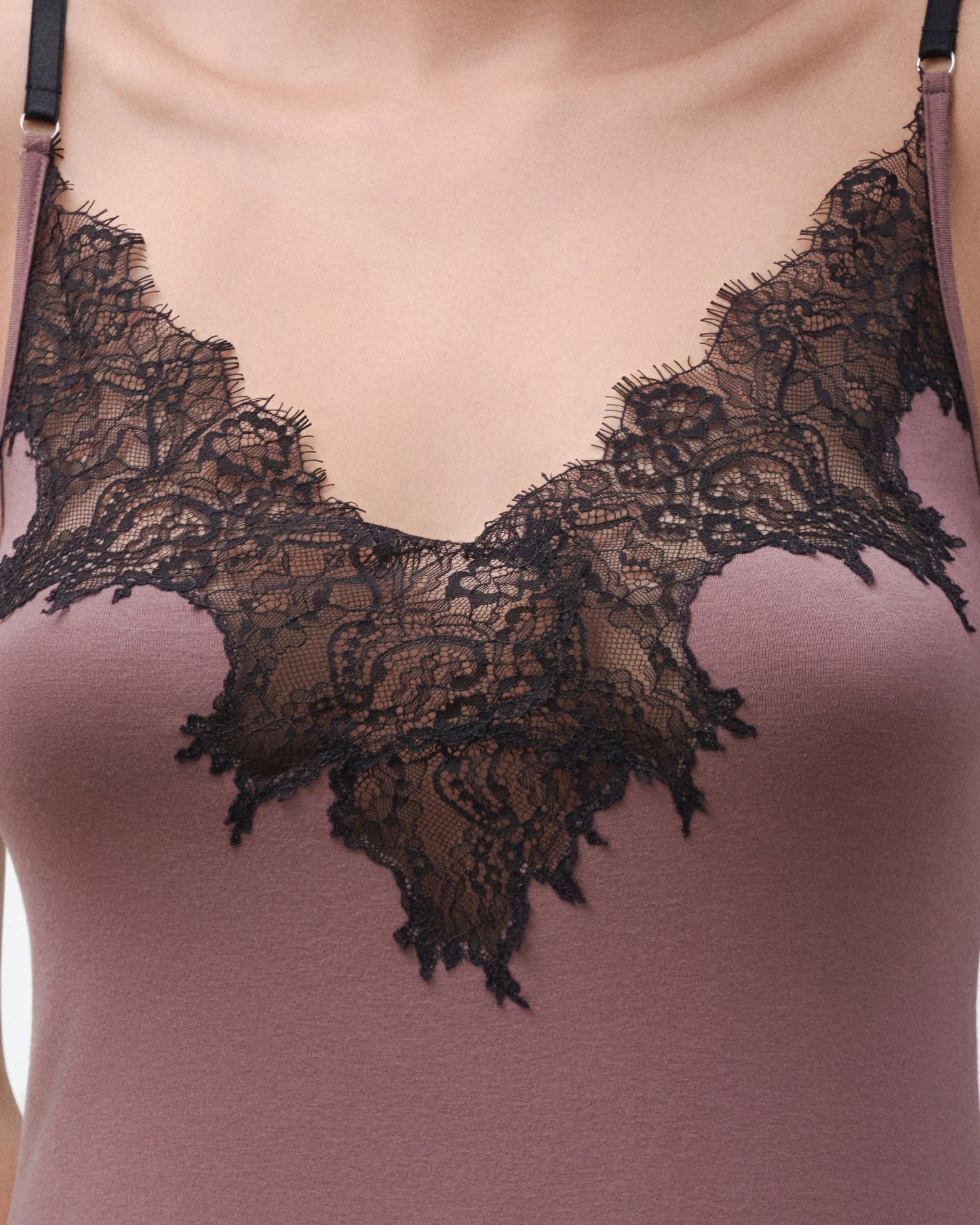 Womens bamboo chemise spaghetti strap 03329