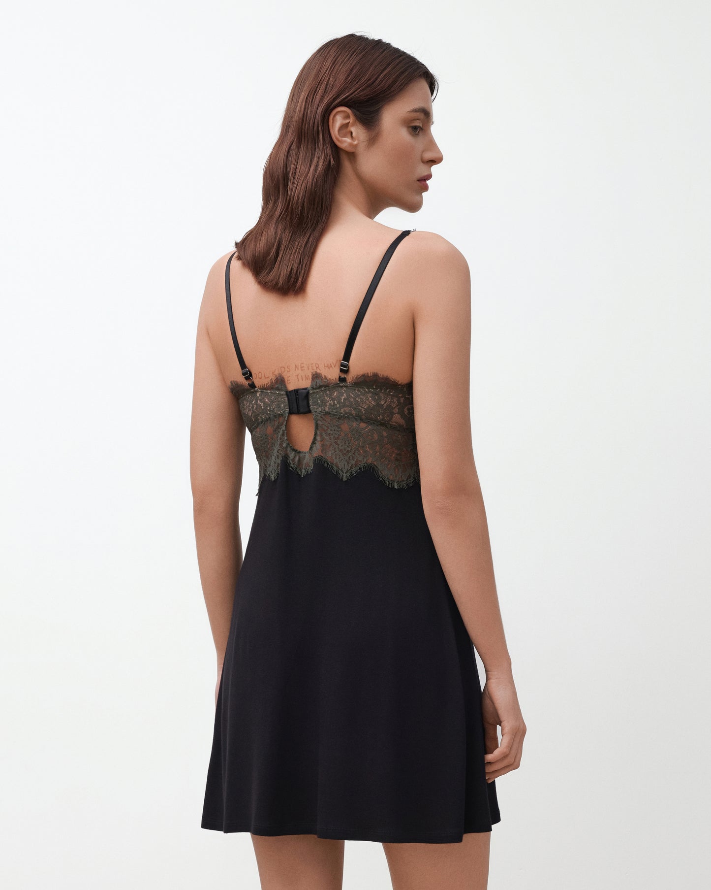 Womens bamboo chemise breast support 03342