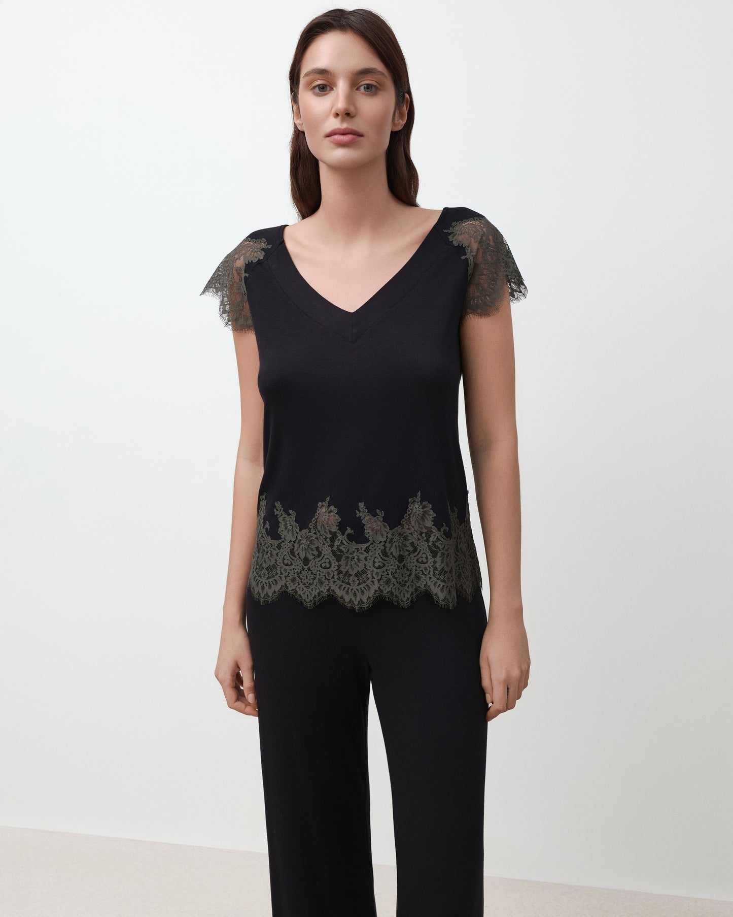 Women's bamboo T-shirt Pajama 03344
