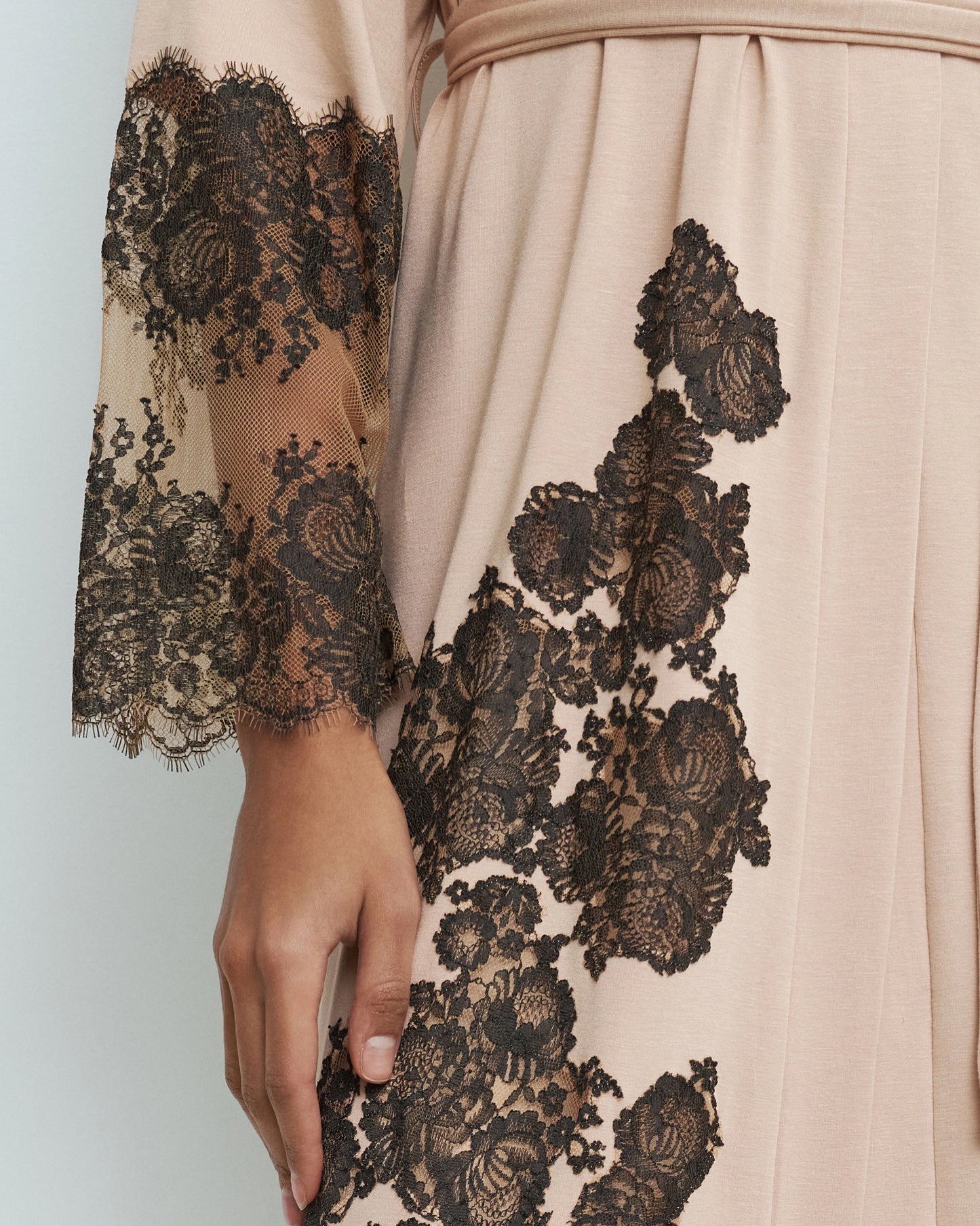 Womens bamboo Long Sleeve Robe 03348