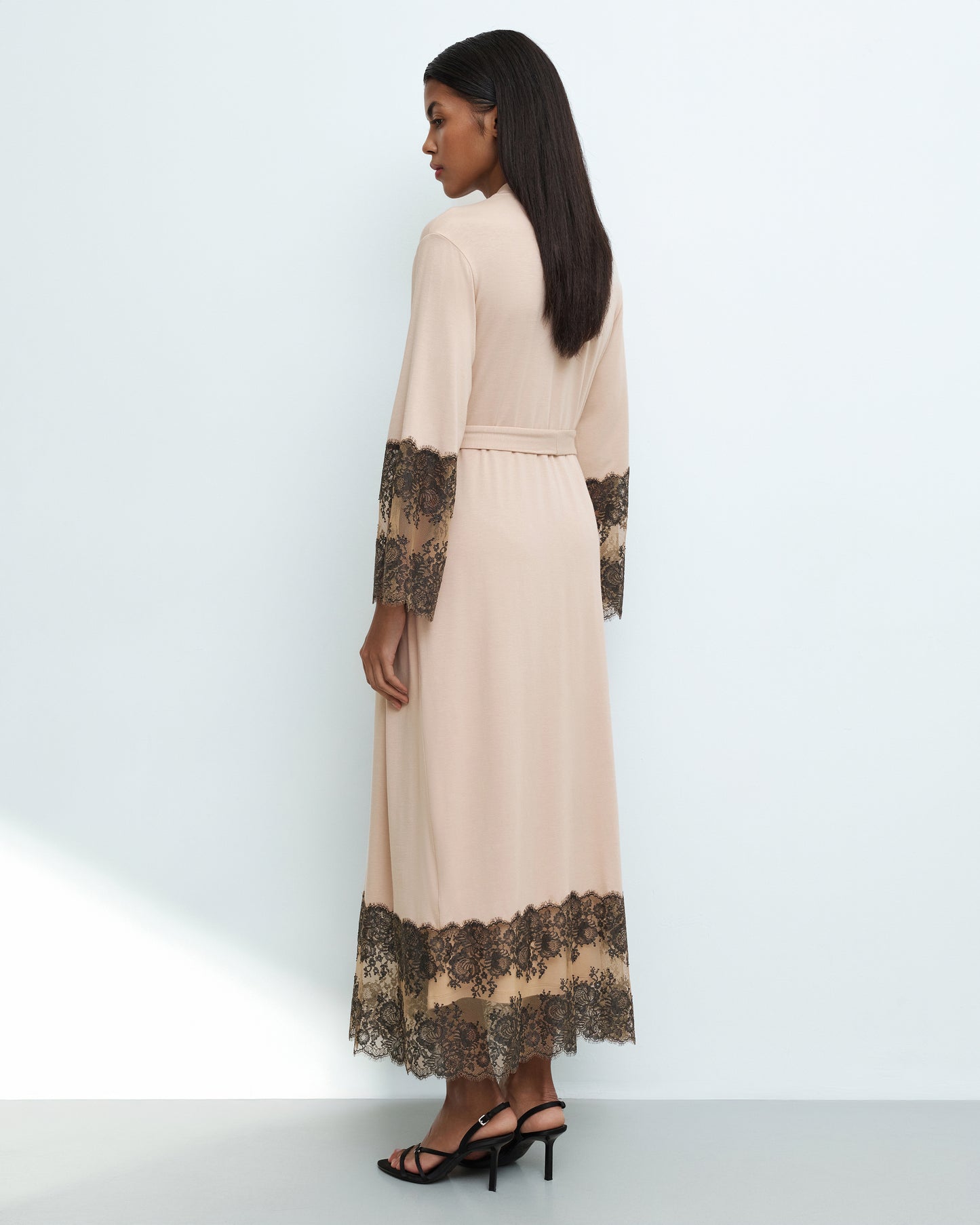 Womens bamboo Long Sleeve Robe 03348