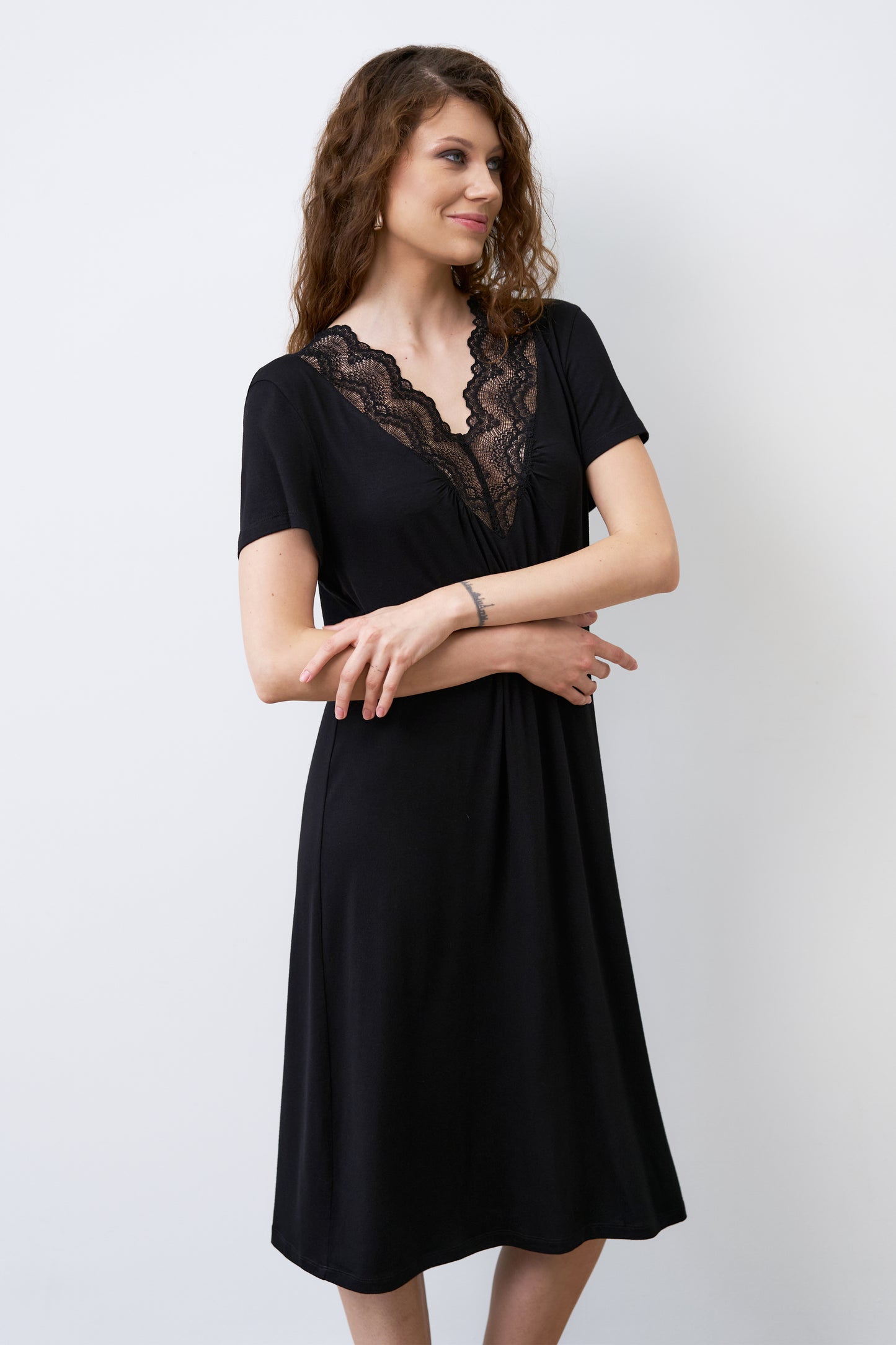 Women's bamboo T-shirt Nightgown 02100