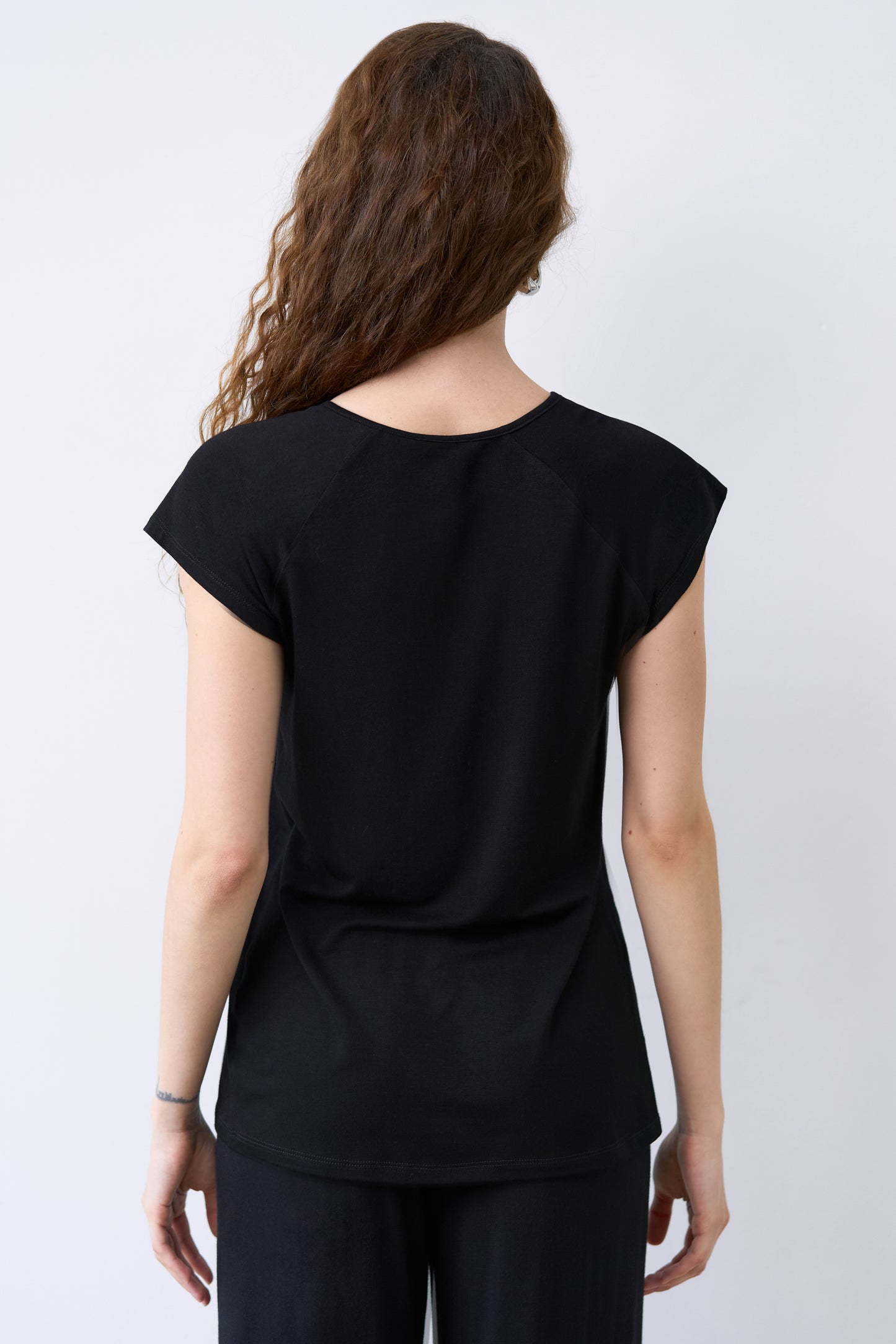 Womens bamboo T-shirt pajama 02101