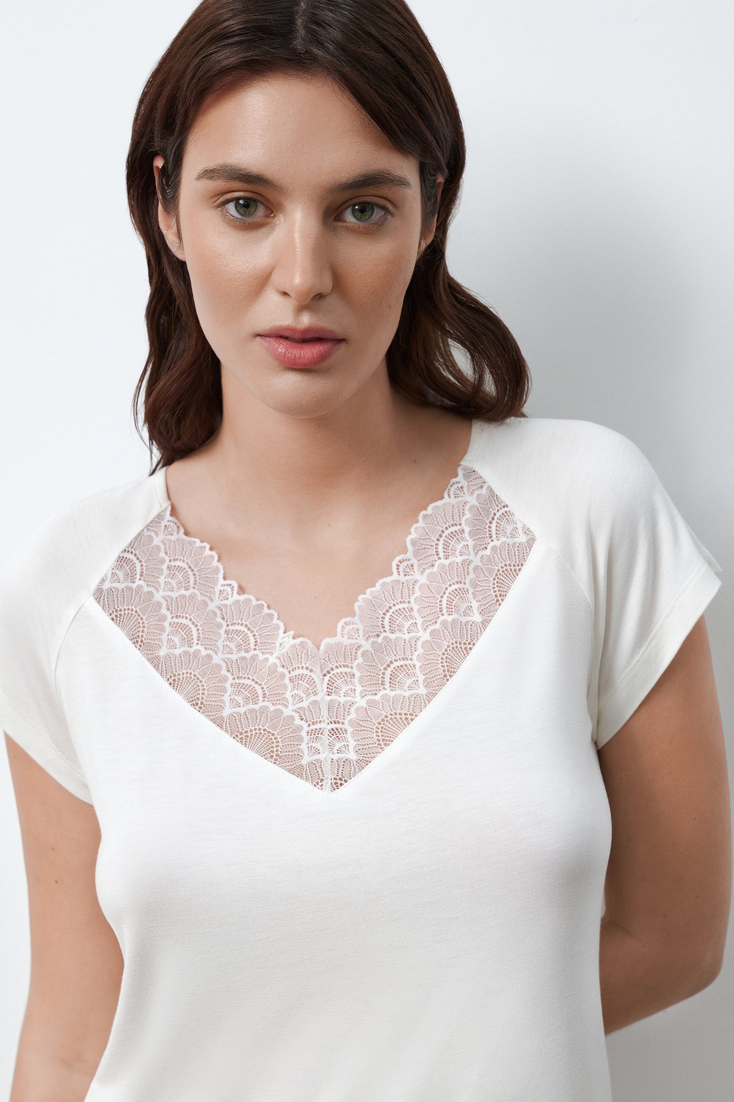Womens bamboo T-shirt pajama 02101