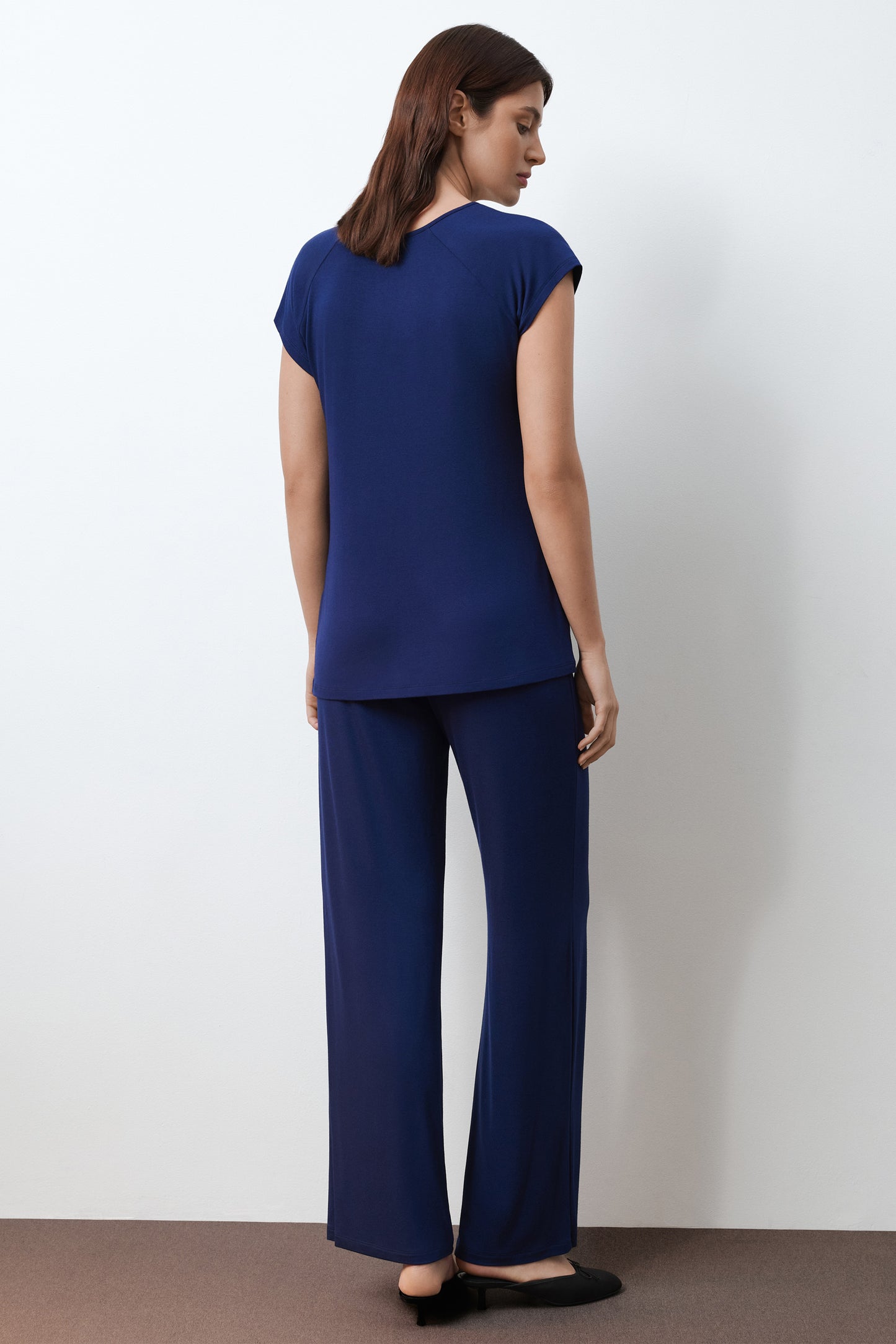 Womens bamboo T-shirt pajama 02101