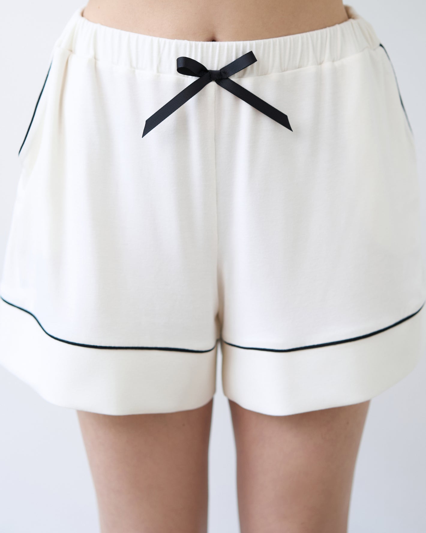 Womens bamboo Button-Up Short Sleeve Pajama Set with Shorts 02115