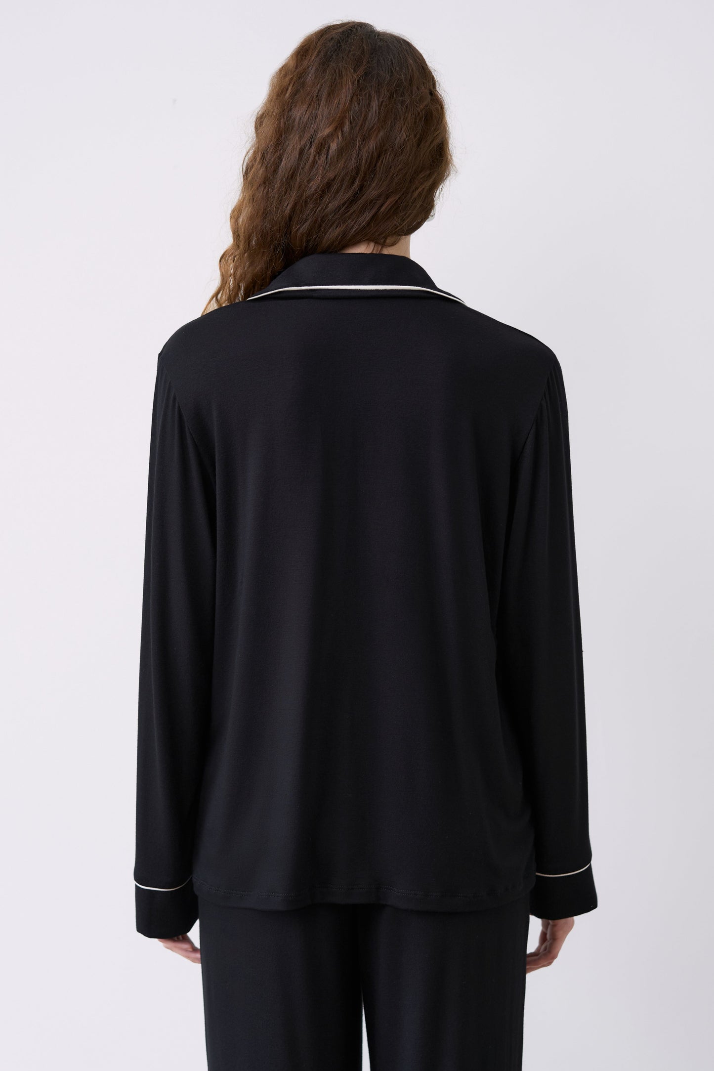 Womens bamboo Button-Up Long Sleeve Shirt 02116/1