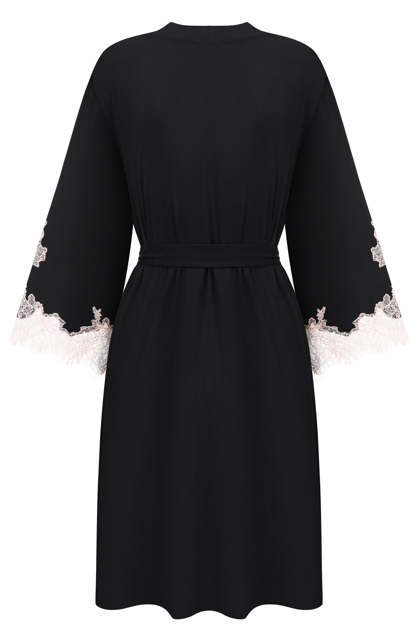 Womens bamboo 3/4 sleeve Robe 03161