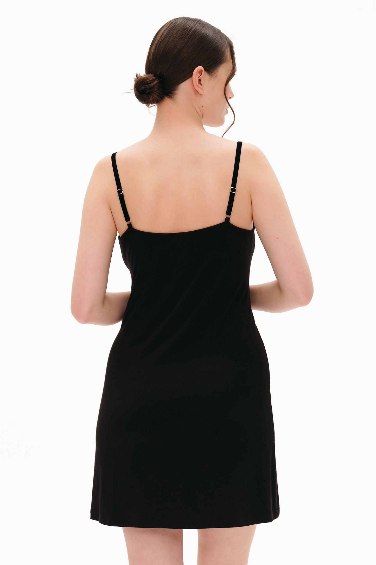 Womens bamboo chemise spaghetti strap 03162