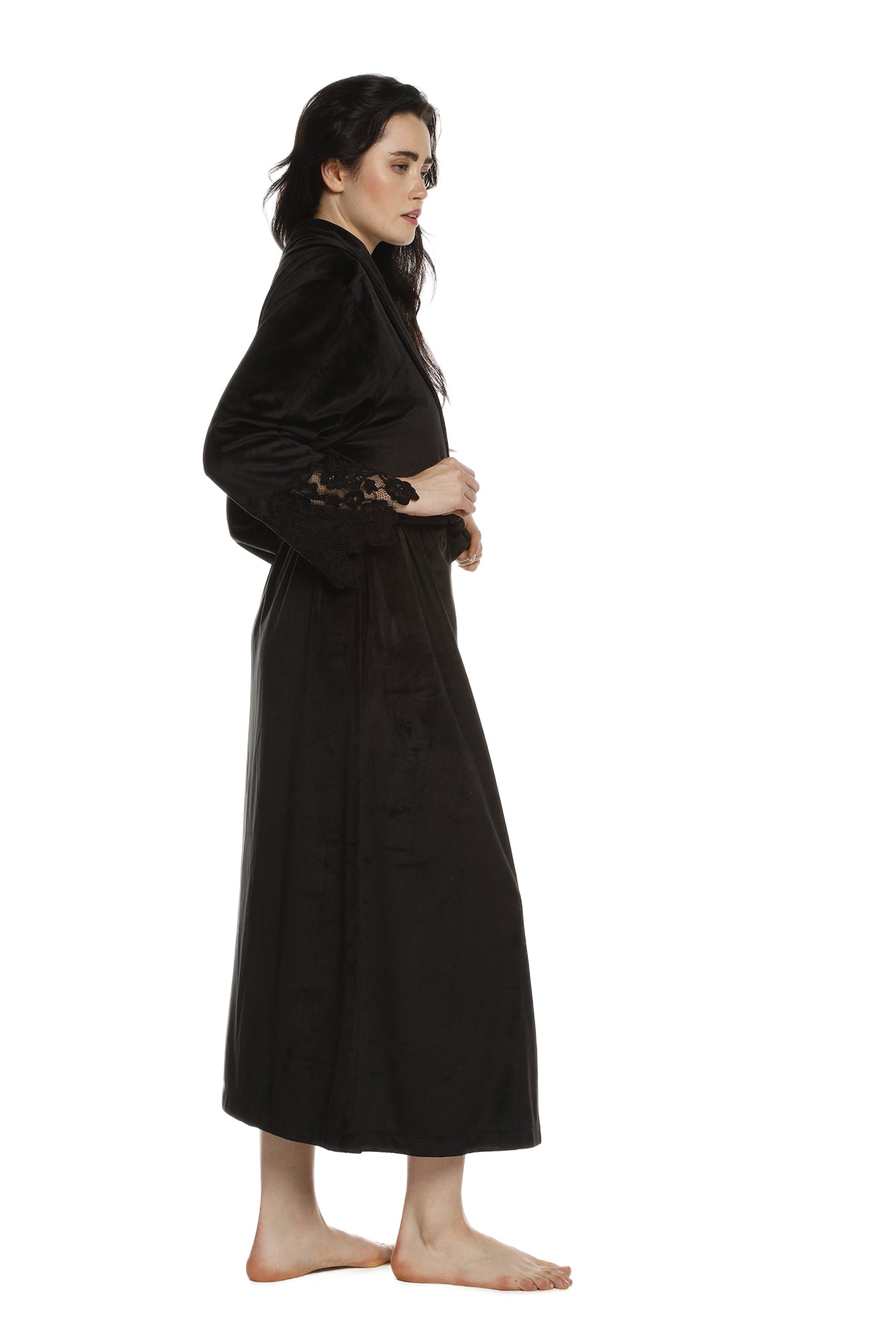 Women's velour Robe 03171