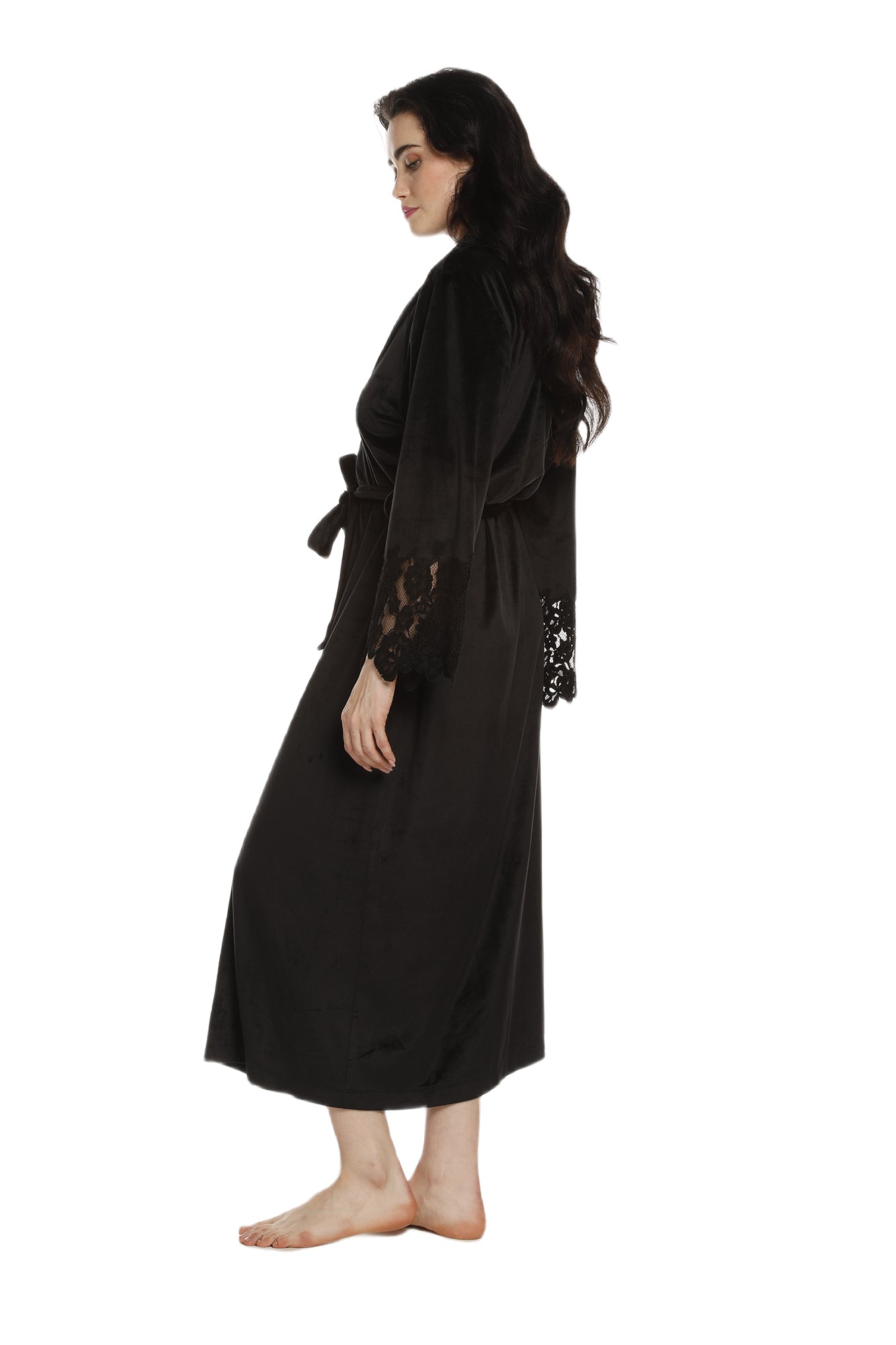 Women's velour Robe 03171