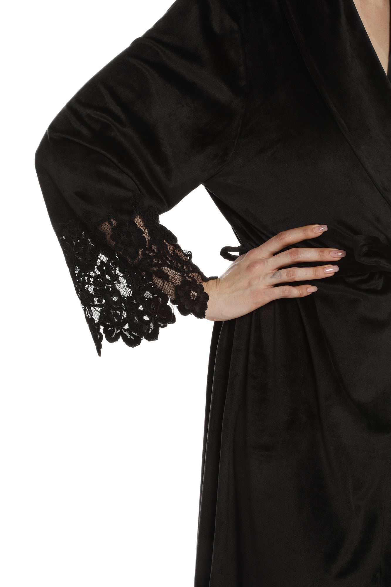 Women's velour Robe 03171