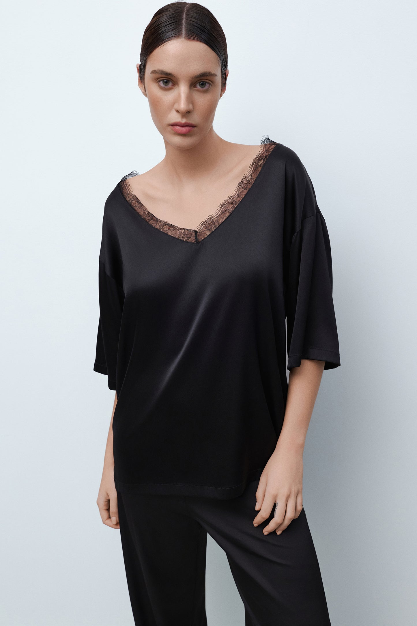 Women's silk loungewear set 04105SL