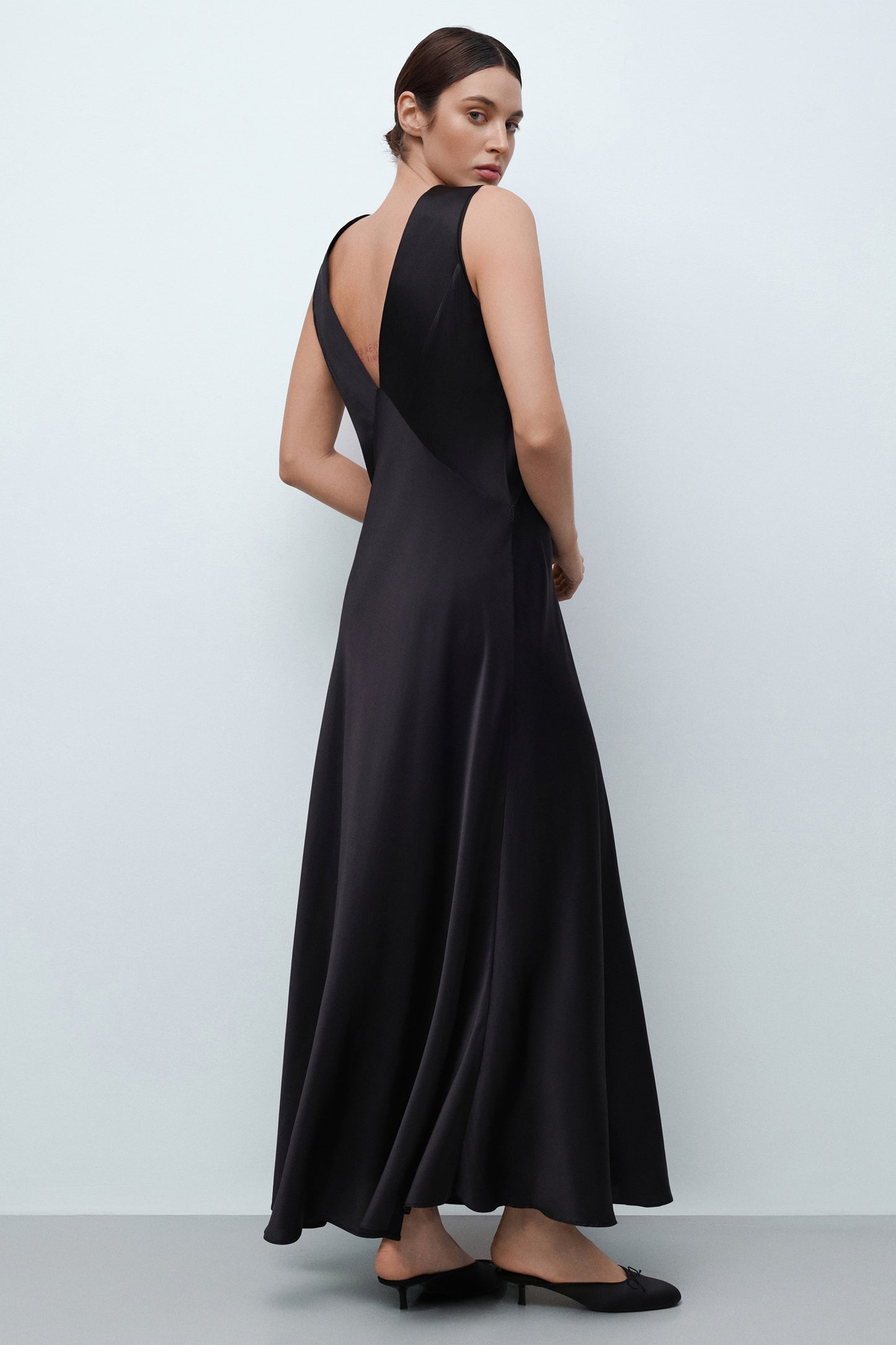 Women's silk nightgown 04109SL