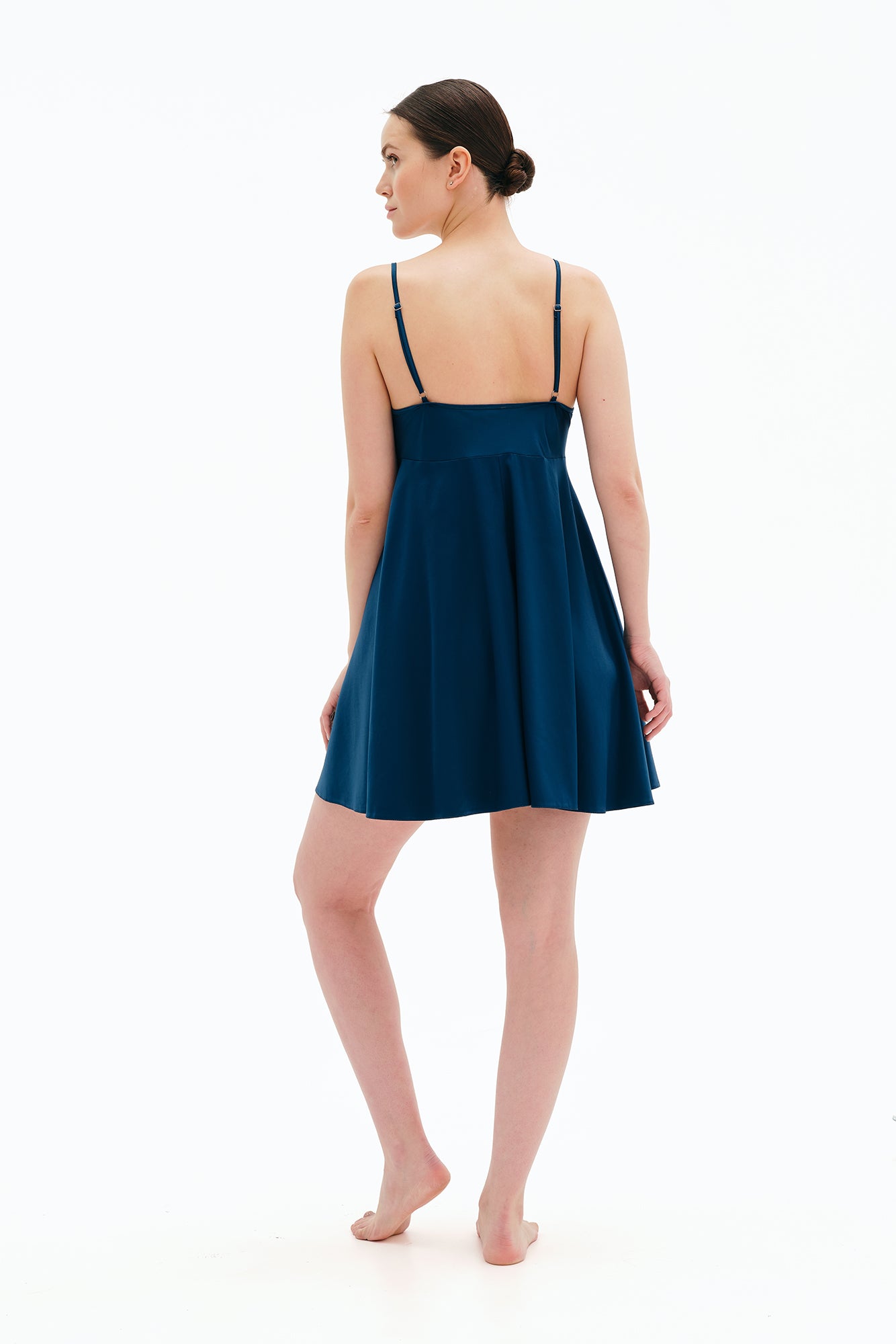 Women's satin chemise babydoll S03199