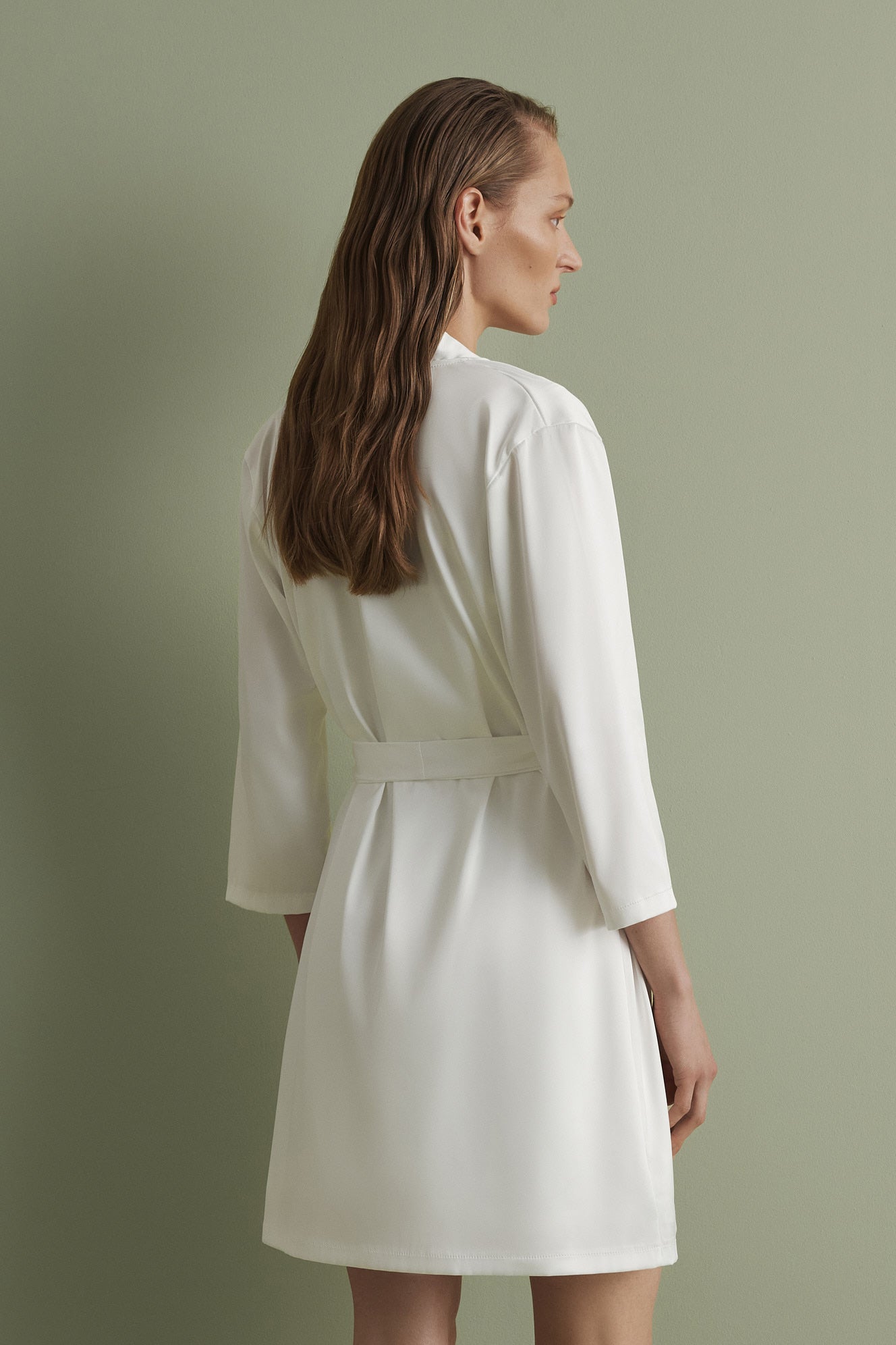 Womens satin robe S03200