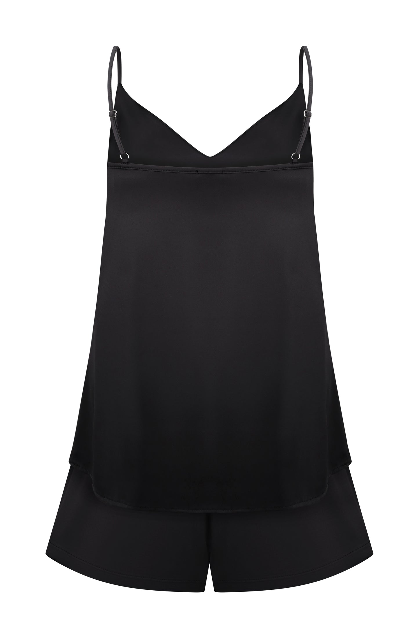 Womens satin cami shorts set S03400