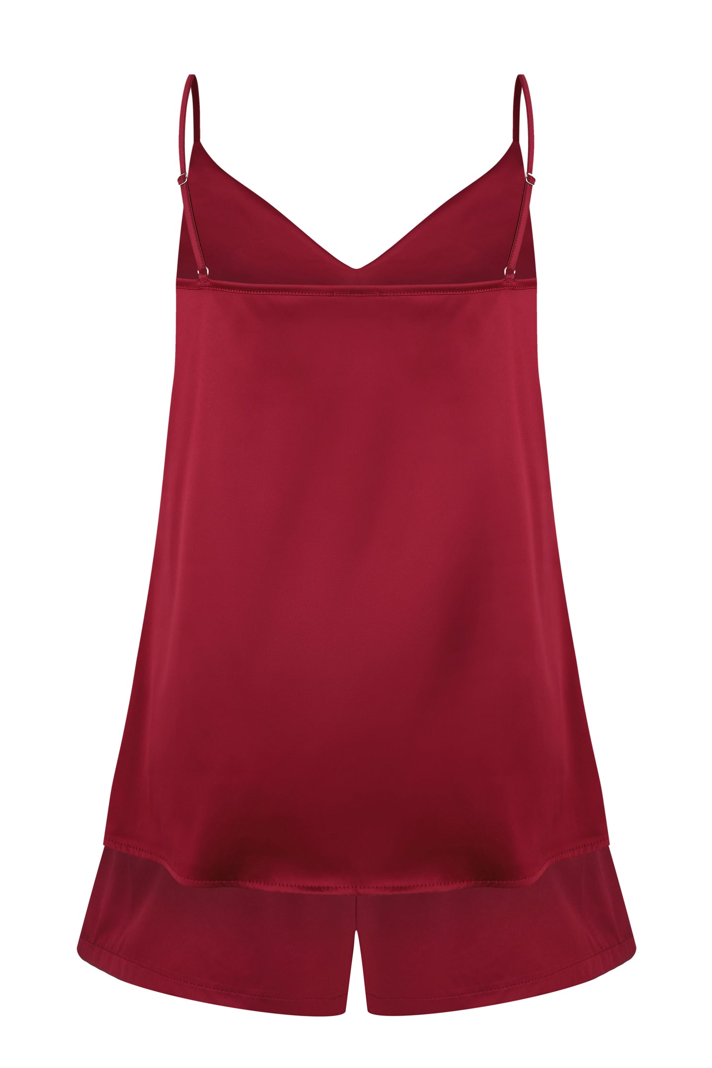 Womens satin cami shorts set S03400