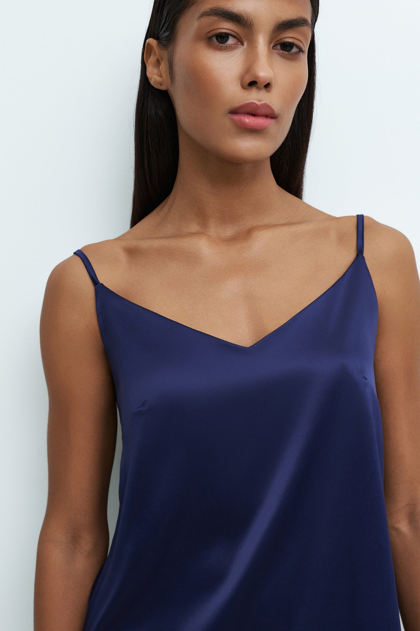 Womens satin cami shorts set S03400