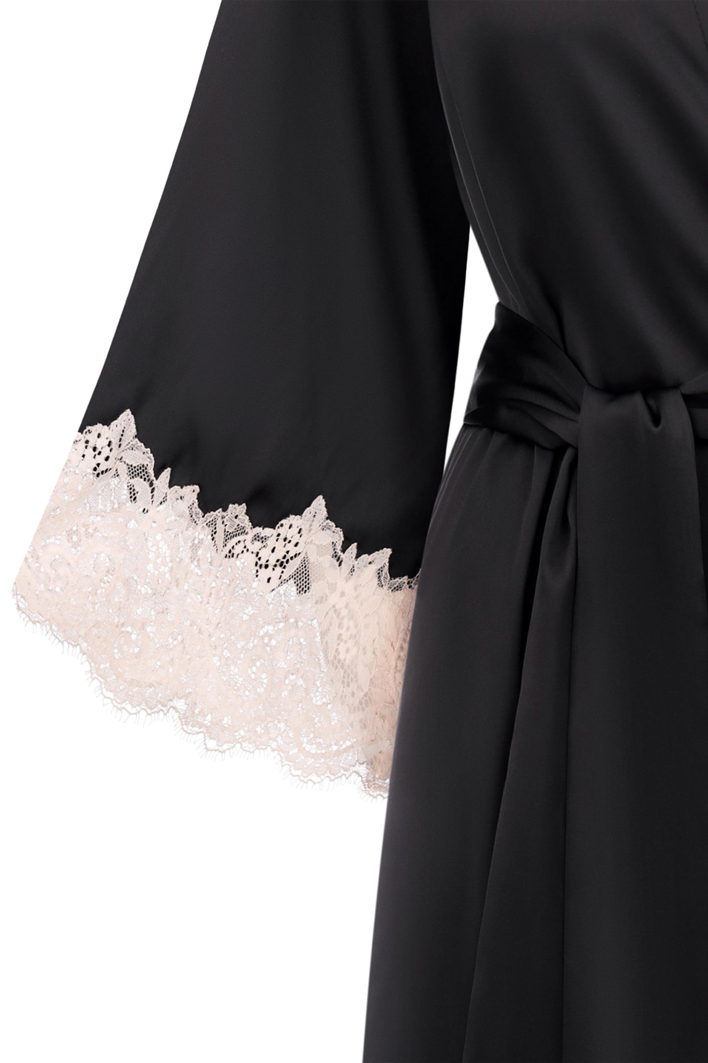 Women's satin robe S03414