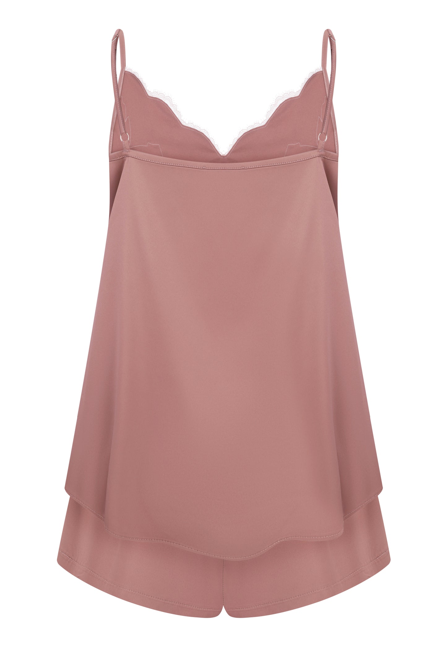 Women's silk satin cami short set S03416