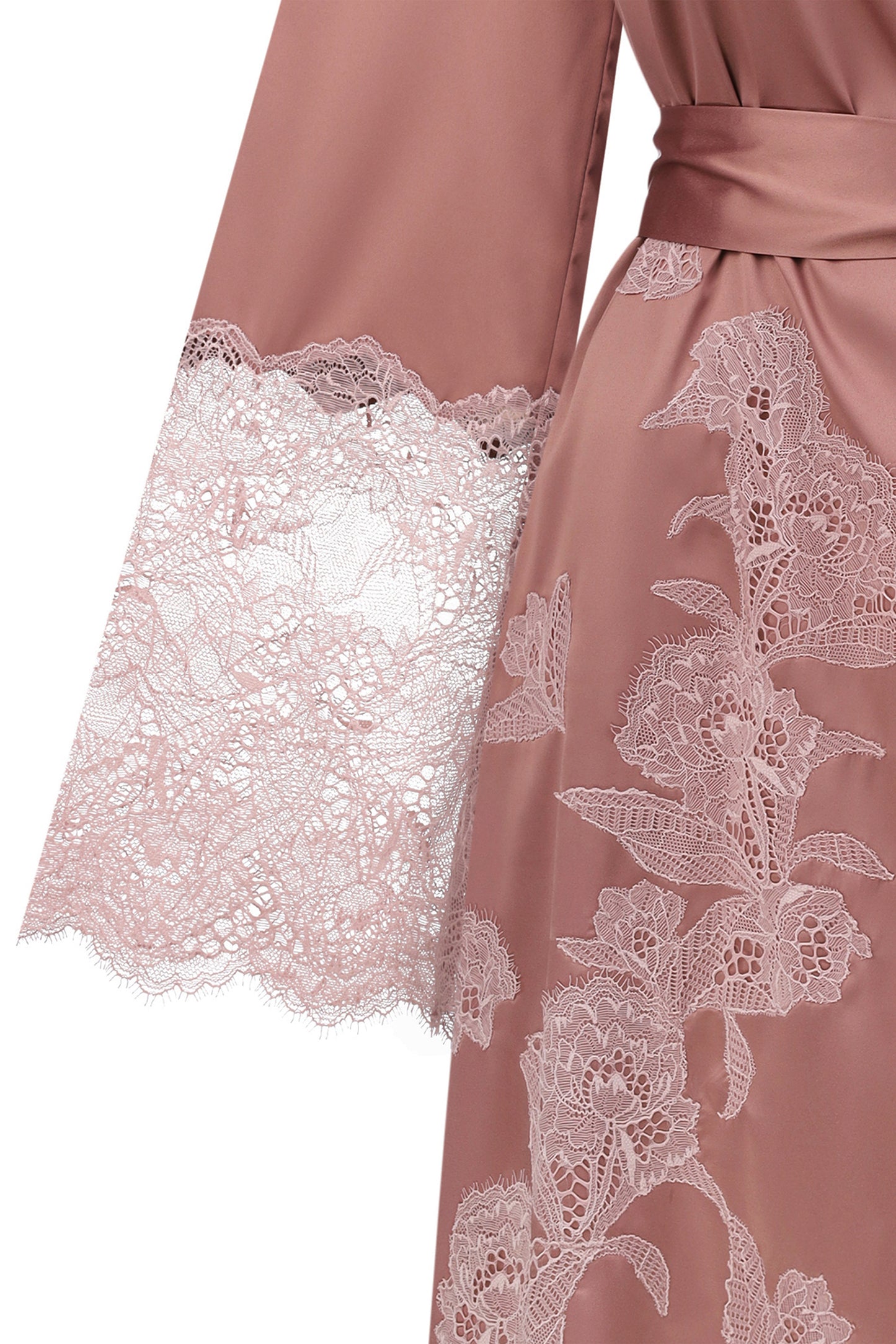 Women's satin robe S03417