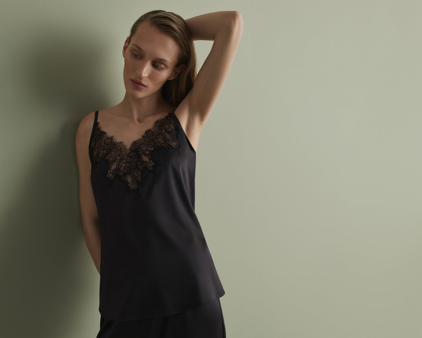 Women's satin camisole pajama S03419