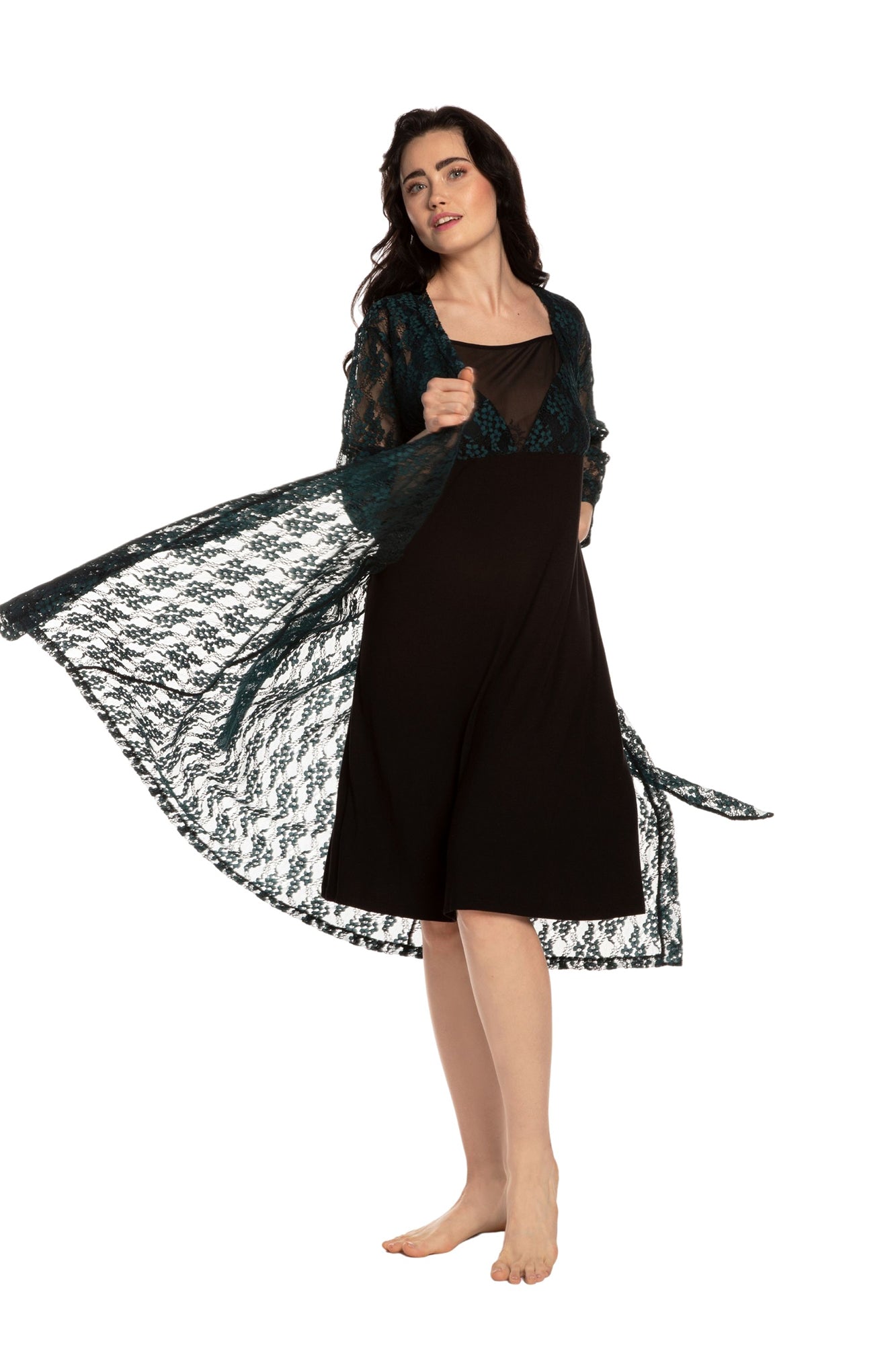 Women's lace Robe 03143