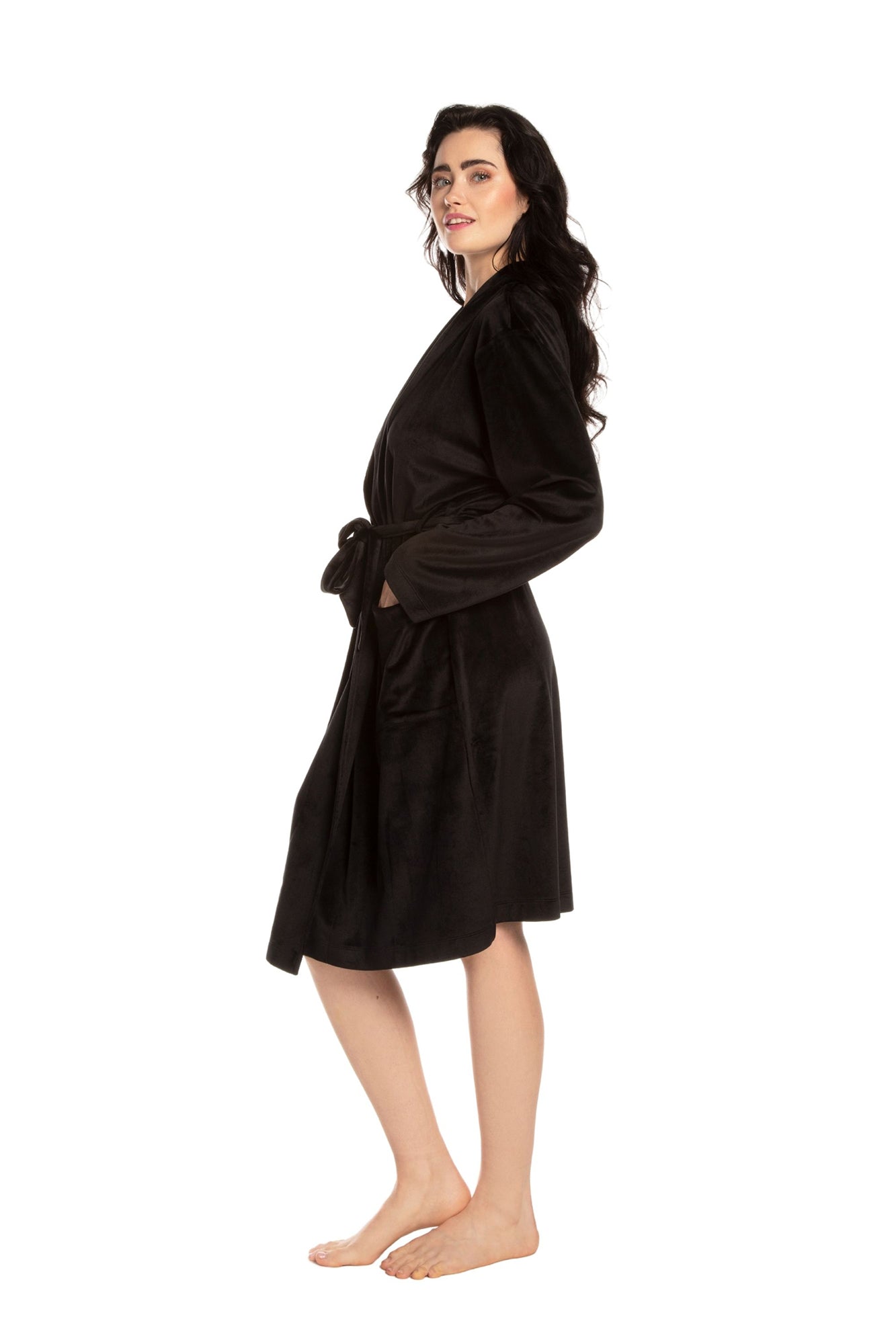 Women's velour Robe 03204