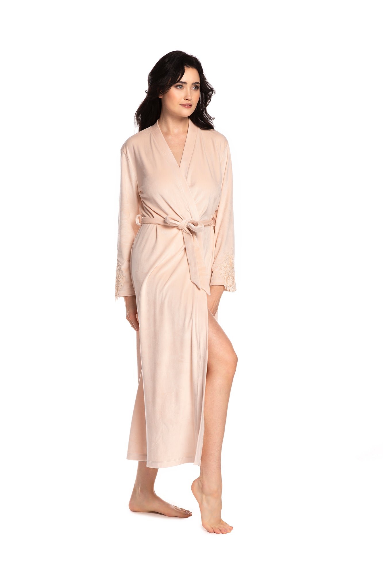 Women's velour Robe 0387