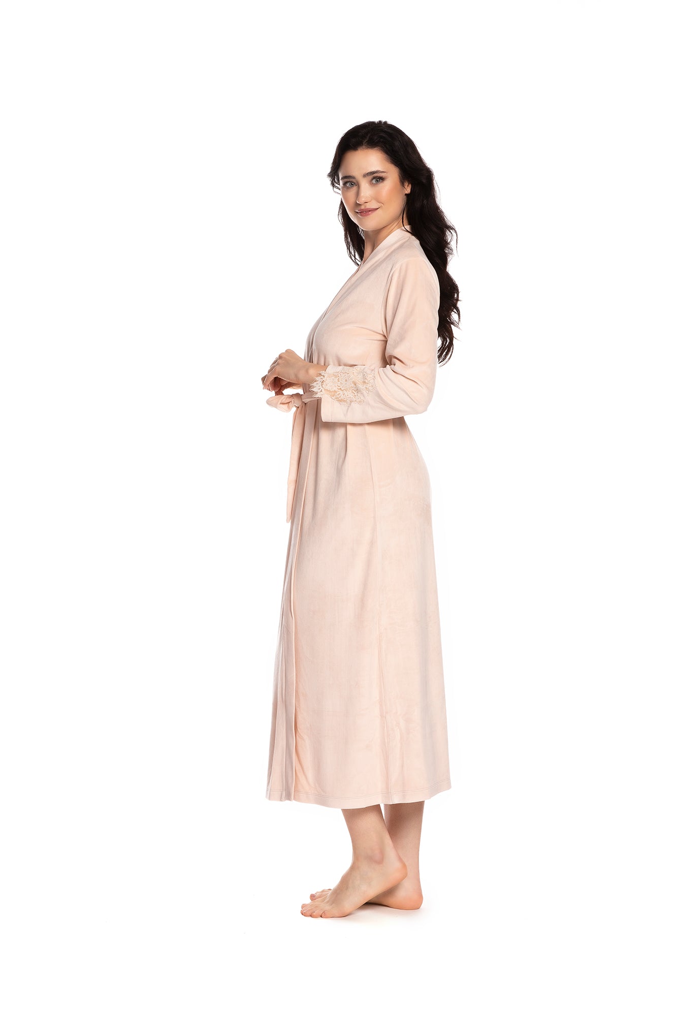 Women's velour Robe 0387