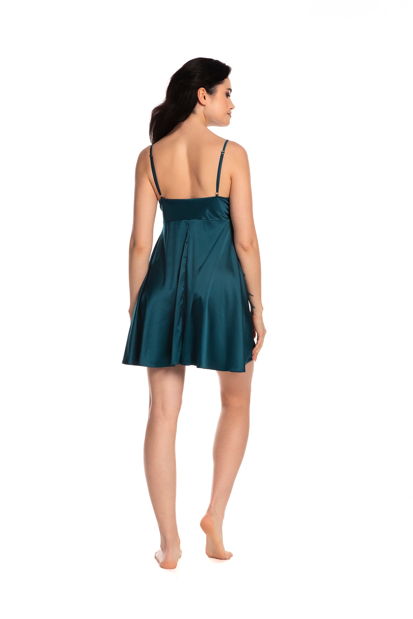 Women's satin chemise babydoll S03199