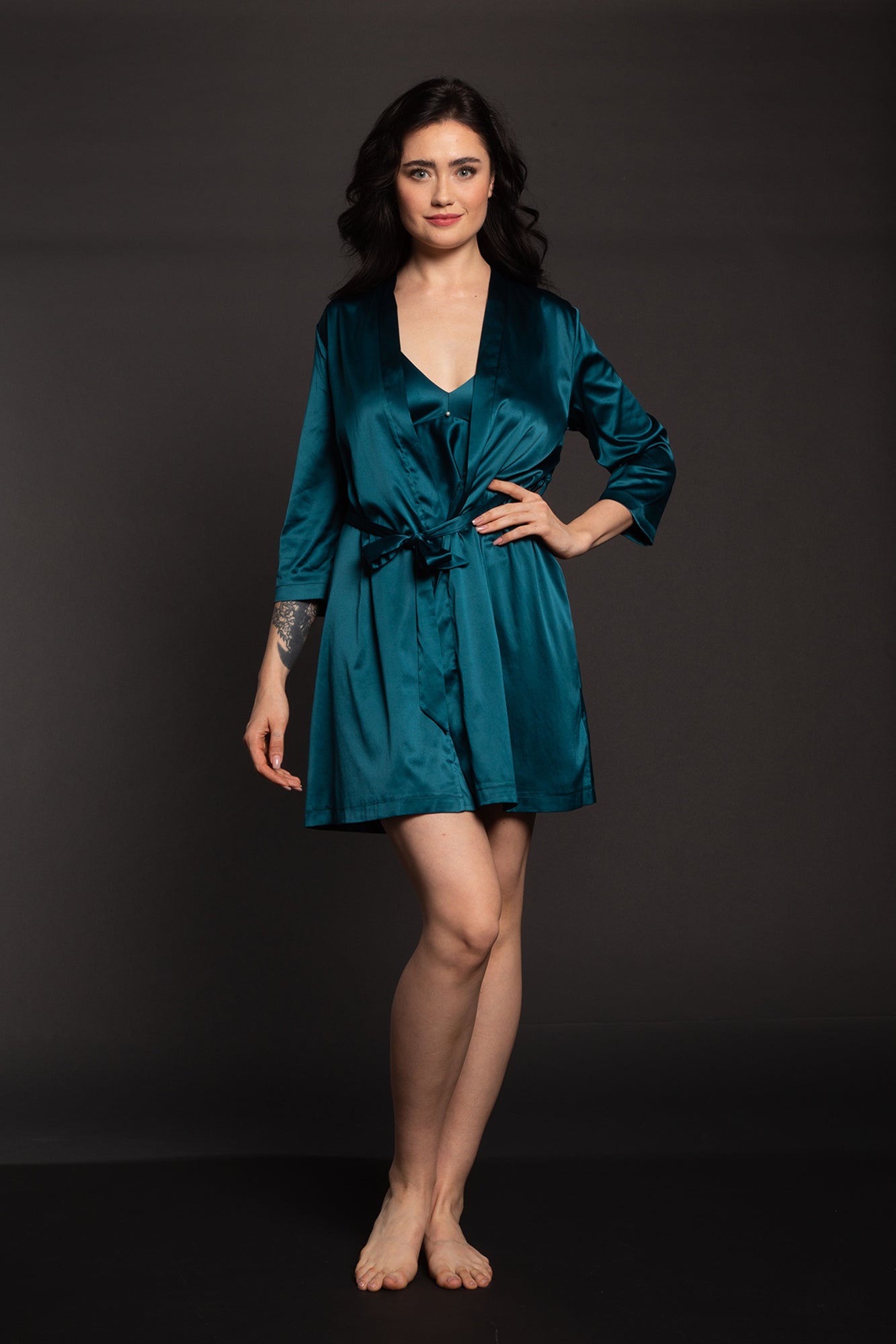 Women's satin Robe S03200