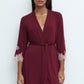 Womens bamboo 3/4 sleeve Robe 03161