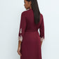 Womens bamboo 3/4 sleeve Robe 03161