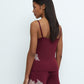 Women's bamboo cami shorts set 03163