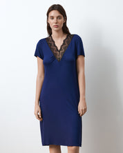 Bamboo t-shirt Nightgown 02100 navy