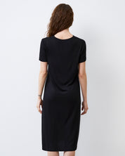 Bamboo t-shirt Nightgown 02100 black