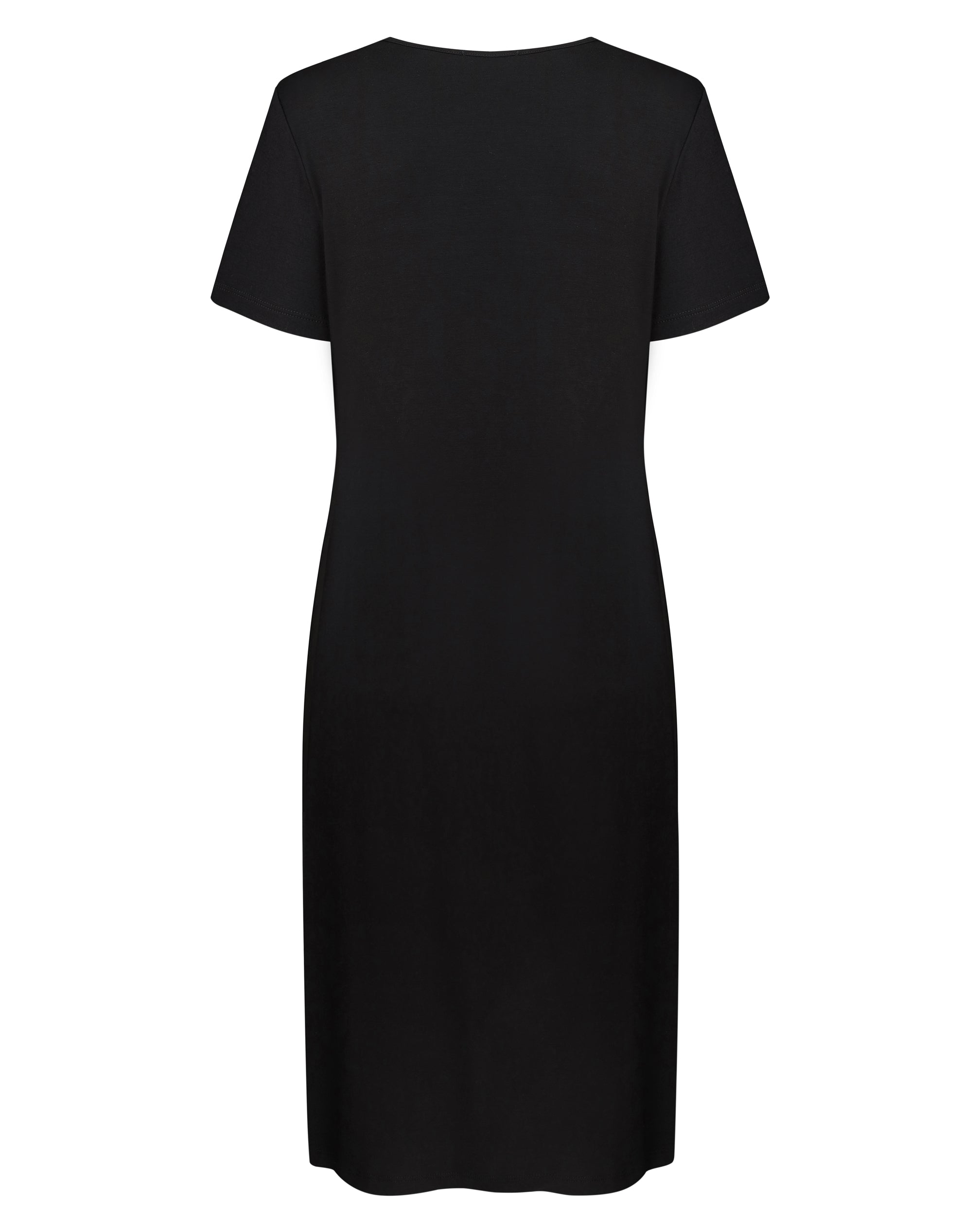 Bamboo t-shirt Nightgown 02100 black