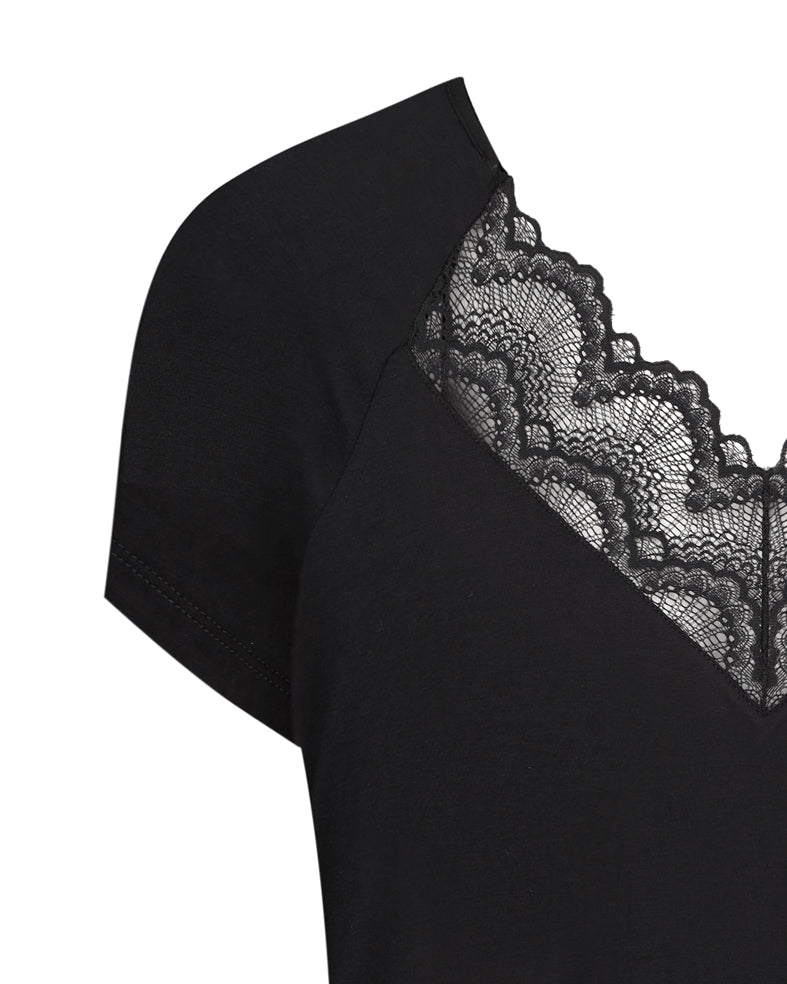 Bamboo t-shirt Pajama 02101 black