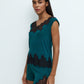 Womens bamboo Cap-sleeve Shorts Set 03321
