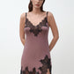 Womens bamboo chemise spaghetti strap 03329