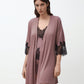 Womens bamboo 3/4 sleeve Robe 03332