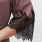 Womens bamboo 3/4 sleeve Robe 03332