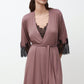 Womens bamboo 3/4 sleeve Robe 03332