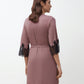 Womens bamboo 3/4 sleeve Robe 03332
