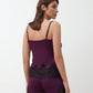 Women's bamboo cami shorts set 03337