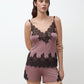 Women's bamboo cami shorts set 03337